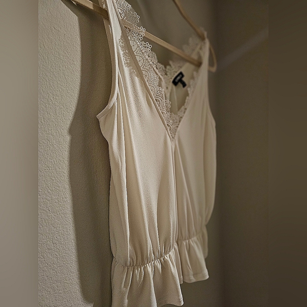 EXPRESS  White Tank Top
